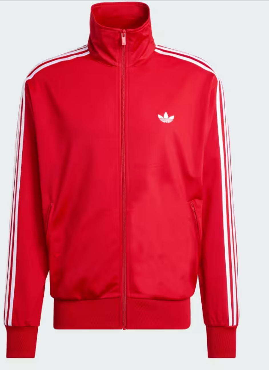 Red Adidas Track Top