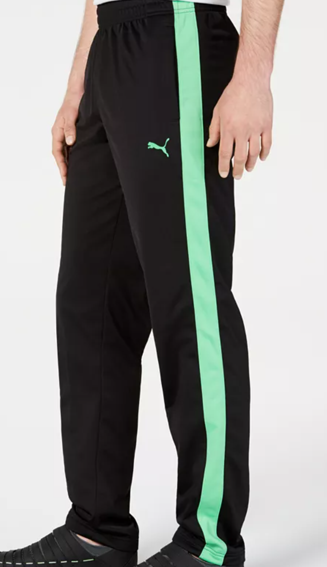 Mens Puma Track Pants (Green)